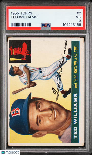 1955 Topps Ted Williams #2 PSA 3