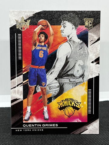 2021 - 2022 Panini Court Kings Quentin Grimes #160 Rookies Level 3 III