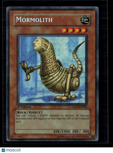 2007 Konami Yu-Gi-Oh! Tactical Evolution Mormolith 1st Edition