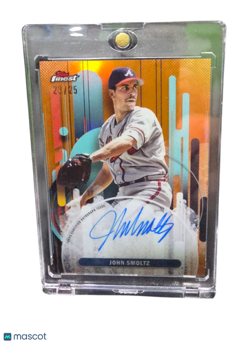2025 Topps Finest John Smoltz #FA-JS Orange Refractor /25