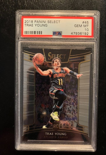 2018 Select Trae Young Concourse PSA 10