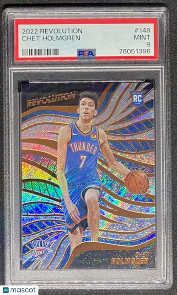 Chet Holmgren 2022 Panini Revolution #148 Thunder Rookie RC - PSA 9