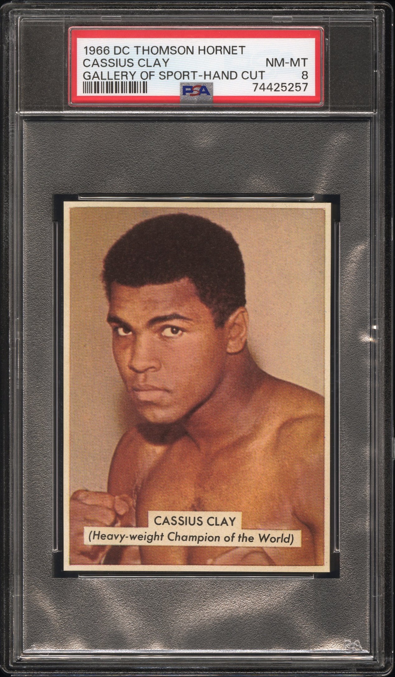 Cassius Clay / Muhammed Ali 1966 D.C. Thomson Hornet PSA 8