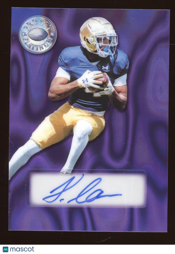 2025 Leaf Pro Set Platinum Autograph Jeremiyah Love #SP-JL1 Purple Lava /8