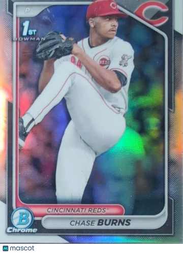 2024 Bowman Draft - Chrome Refractor Chase Burns #BDC-55