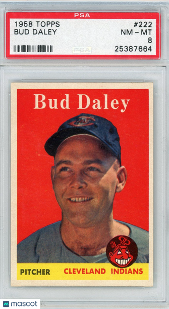 1958 Topps Bud Daley #222 PSA 8