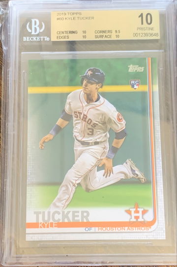 2019 Topps Kyle Tucker Rookie BGS 10 Pristine Astros