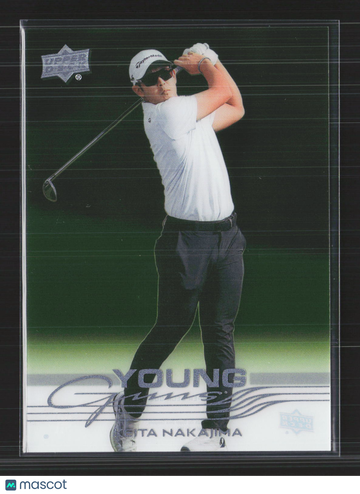 2026 Upper Deck Golf Young Guns Keita Nakajima #107