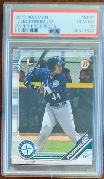 Julio Rodriguez 2019 1st Bowman PSA 10