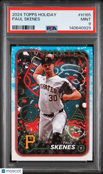 2024 Topps Holiday Paul Skenes #H165 PSA 9