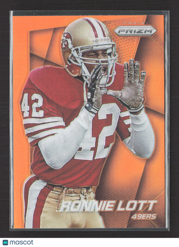 2014 Panini Prizm Ronnie Lott #128 Orange