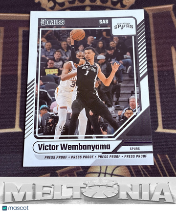 2024-25 Donruss Victor Wembanyama #6 Press Proof Purple SN