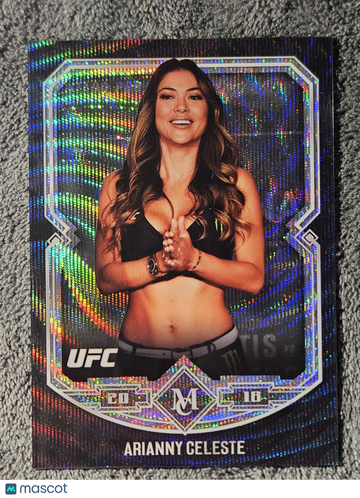 2018 Topps UFC Chrome Museum Collection #UFCM-AA Arianny Celeste Wave Refractor /99