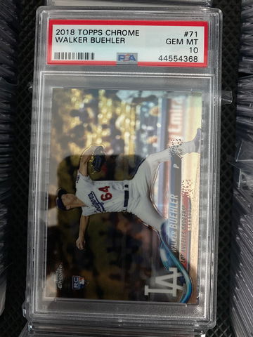 2020 Topps Chrome Walker Buehler CY Young PSA 10 #71