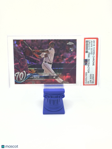 2018 Topps Chrome Update Juan Soto #HMT98 Pink Refractor PSA 10