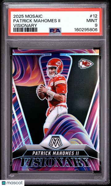 2025 Panini Mosaic Visionary Patrick Mahomes II #12 PSA 9