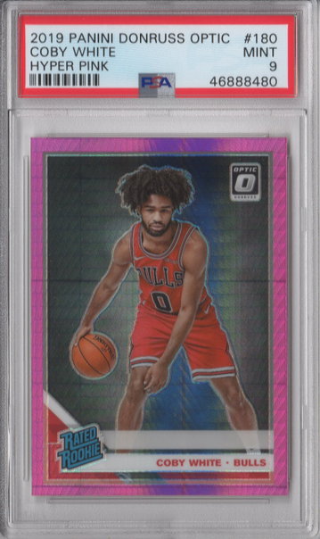2019 Optic Coby White Hyper Pink PSA 9