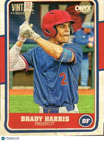 2025 Onyx Vintage Brady Harris #OVBRHA