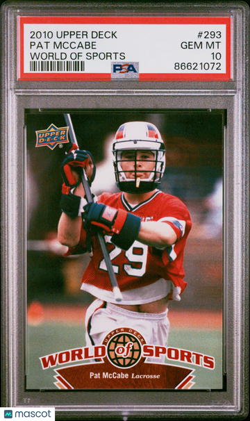 2010 Upper Deck World Of Sports Pat Mccabe #293 World Of Sports PSA 10