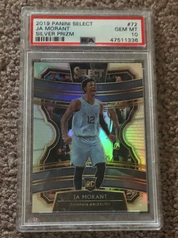 Ja Morant Select Silver Prizm
