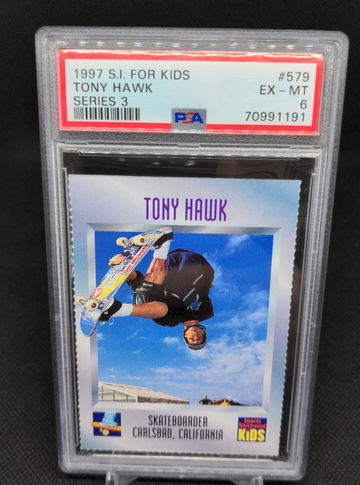 1997 Sports Illustrated For Kids Series 3 Tony Hawk RC #579 PSA 6