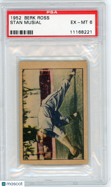1952 Berk Ross Stan Musial PSA 6