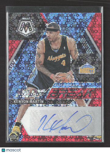 2023 Panini Mosaic Prizm Fast Break Kenyon Martin #FB-KEN Blue Disco /49