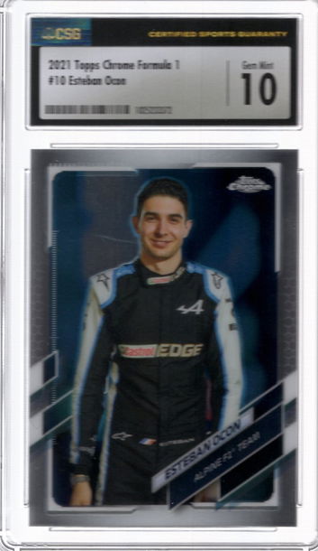 2021 Topps Chrome Formula 1 Esteban Ocon 10