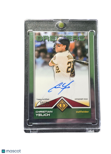 2024 Topps Transcendent Collection Transcendent Icons Chrome Christian Yelich #TCBA-CY /25