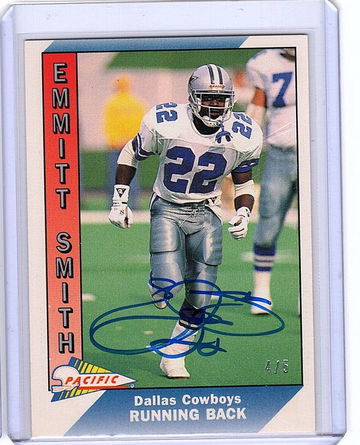 2018 Panini Classics Emmitt Smith buyback On card auto /5! SSP! Cowboys! Signed
