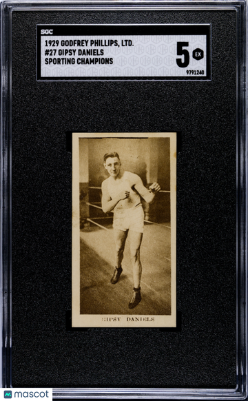 1929 Godfrey Phillips, Ltd. Gipsy Daniels #27 Sporting Champions SGC 5