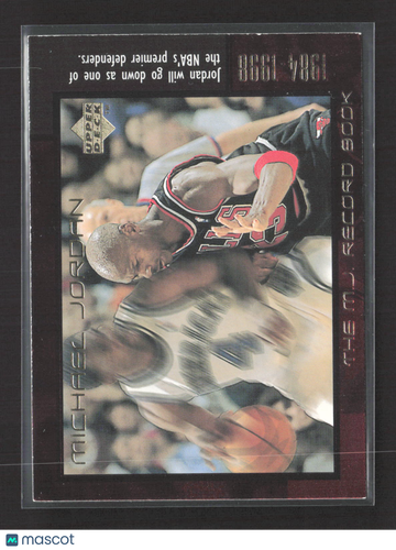 1987 Upper Deck The M.J. Record Book Michael Jordan #58