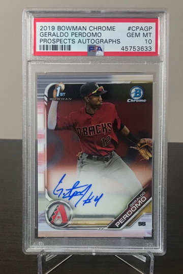 Geraldo Perdomo 2019 Bowman Chrome Auto