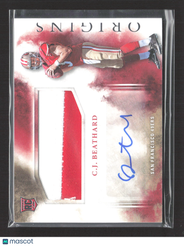 2017 Panini Origins C.J. Beathard #107 Jersey Patch RC