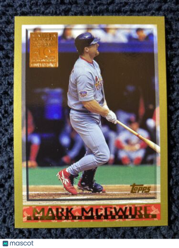 1998 Topps Mark Mcgwire #325 St. Louis Cardinals
