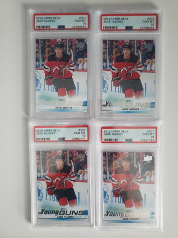Jack Hughes  lot of 4