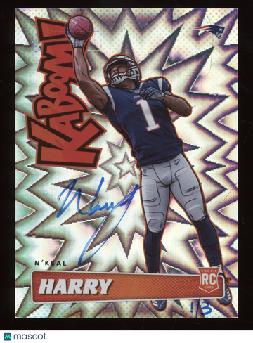 2019 Panini Absolute Kaboom! N'Keal Harry #K-NK2 Autographed RC