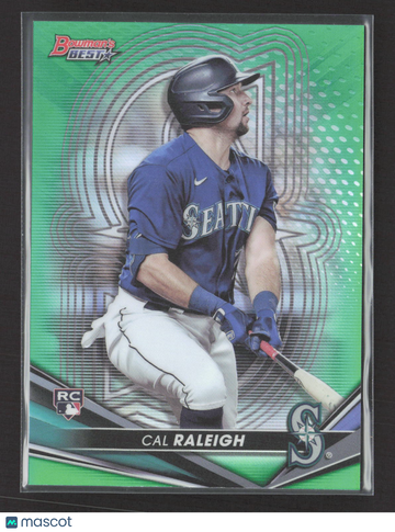 2022 Topps Bowman's Best Cal Raleigh #6 Green /99 RC
