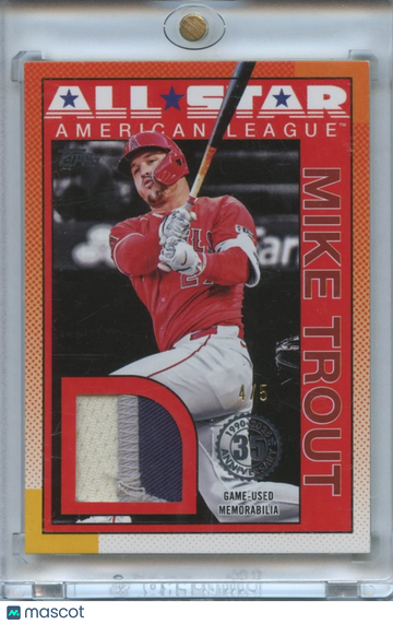 2025 Mike Trout Patch Topps