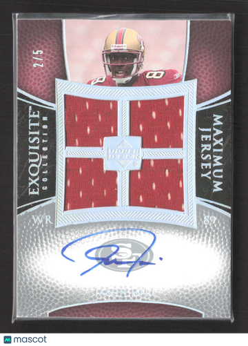 2007 Upper Deck Exquisite Collection Maximum Jersey Jason Hill #XXL-JH /5 Event-Worn Jersey Memorabilia
