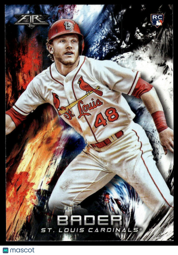 2018 Topps Fire Harrison Bader #163 RC