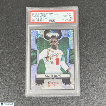 2018 Panini Prizm World Cup Sadio Mane #282 Hyper PSA 10