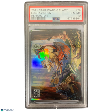 2021 Topps Chrome Star Wars Galaxy Logray's Hunt #76 PSA 10