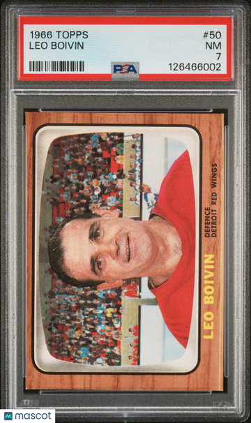 1966 Topps Leo Boivin #50 PSA 7