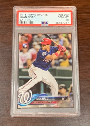 2018 Topps Update Juan Soto PSA 10