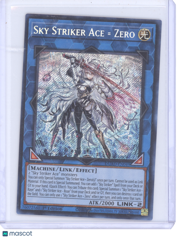 Yu-Gi-OH! Duelist's Advance Sky Striker Ace - Zero #DUAD-EN049