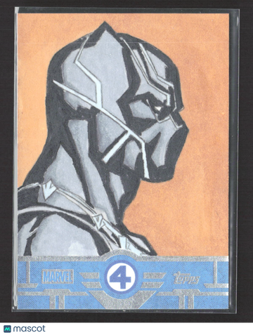 2026 Topps Finest Fantastic Four 65th Anniversary Artist Signature Original Sketch Card #N/A