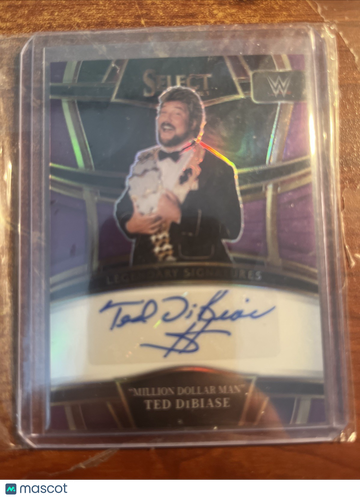 2024 Panini Select WWE Ted DiBiase #LS-MDM Purple Prizm Parallel/Variety Insert Panini Authentic