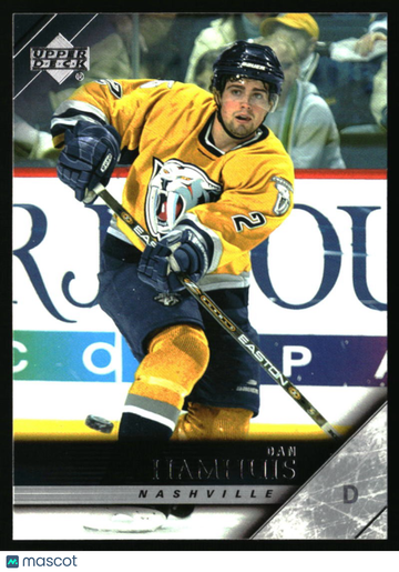 2005-06 Upper Deck Dan Hamhuis #360 Nashville Predators