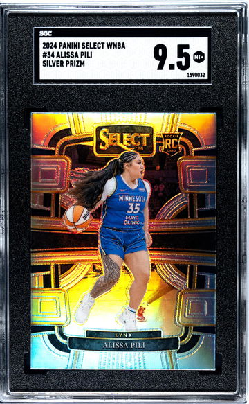 2024 Panini Select Silver Prizm Alissa Pili #34 RC SGC 9.5